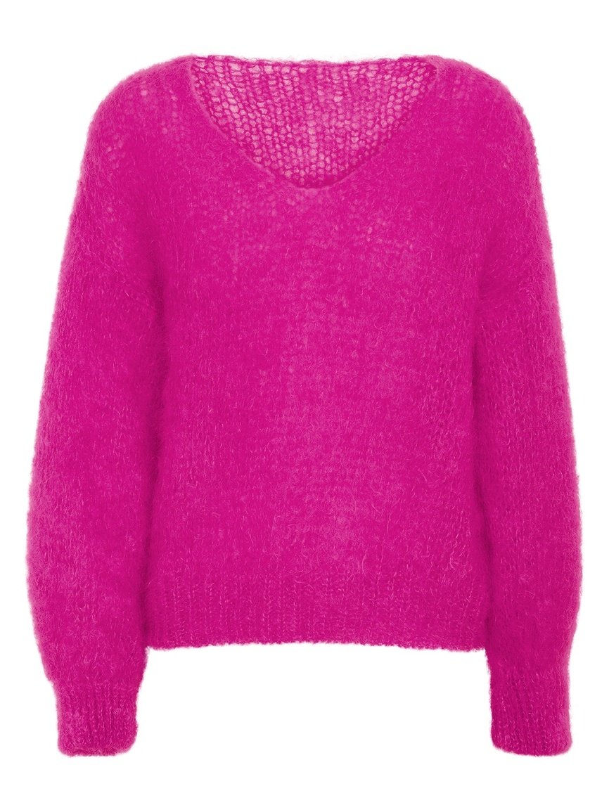  GenserAmerican Dreams Milana Mohair Knit - Neon Pink