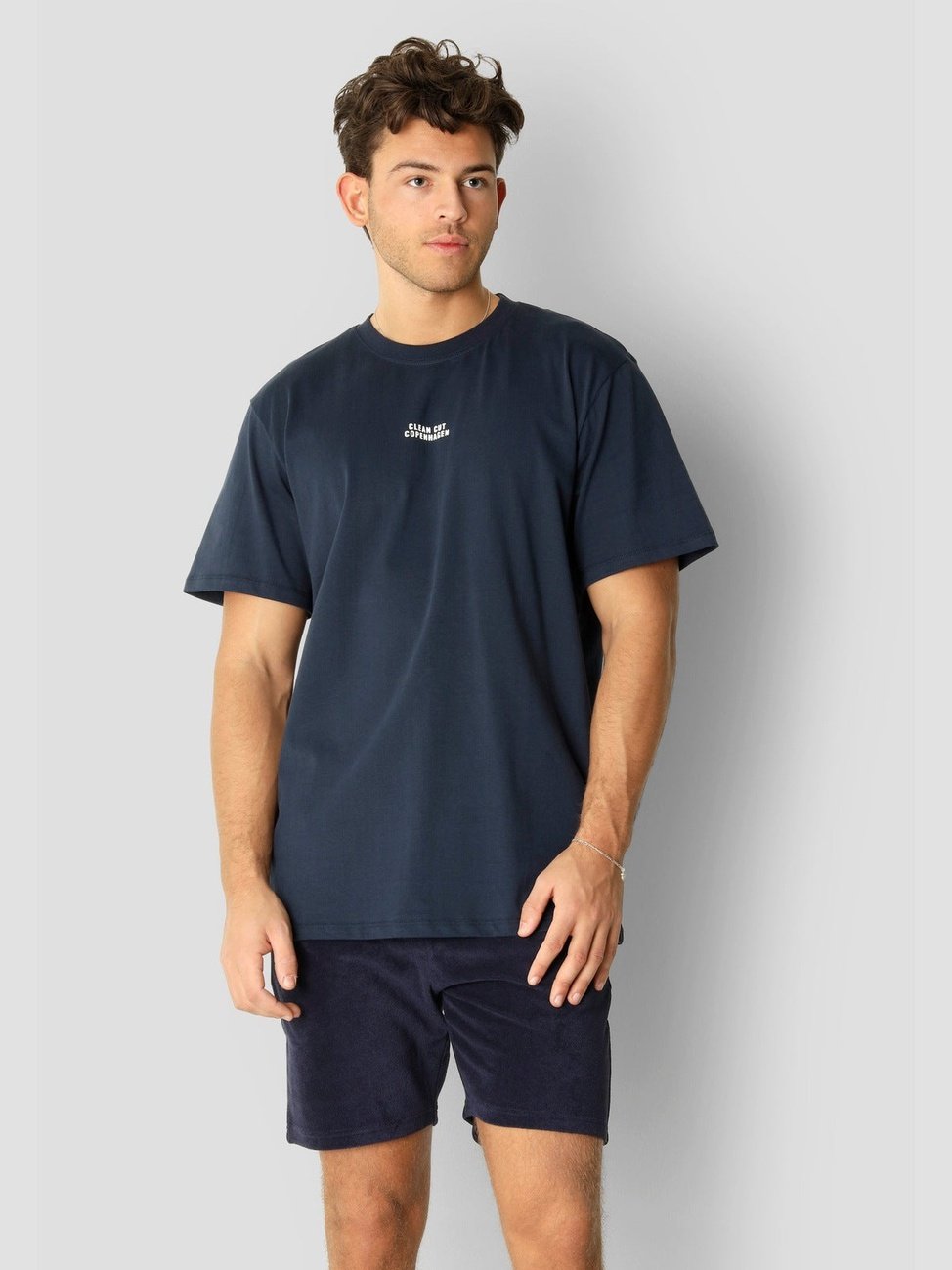  T-skjorteClean Cut Copenhagen Cohen Brushed Tee - Navy