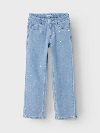 ROSE STRAIGHT JEANS - Light Blue Denim