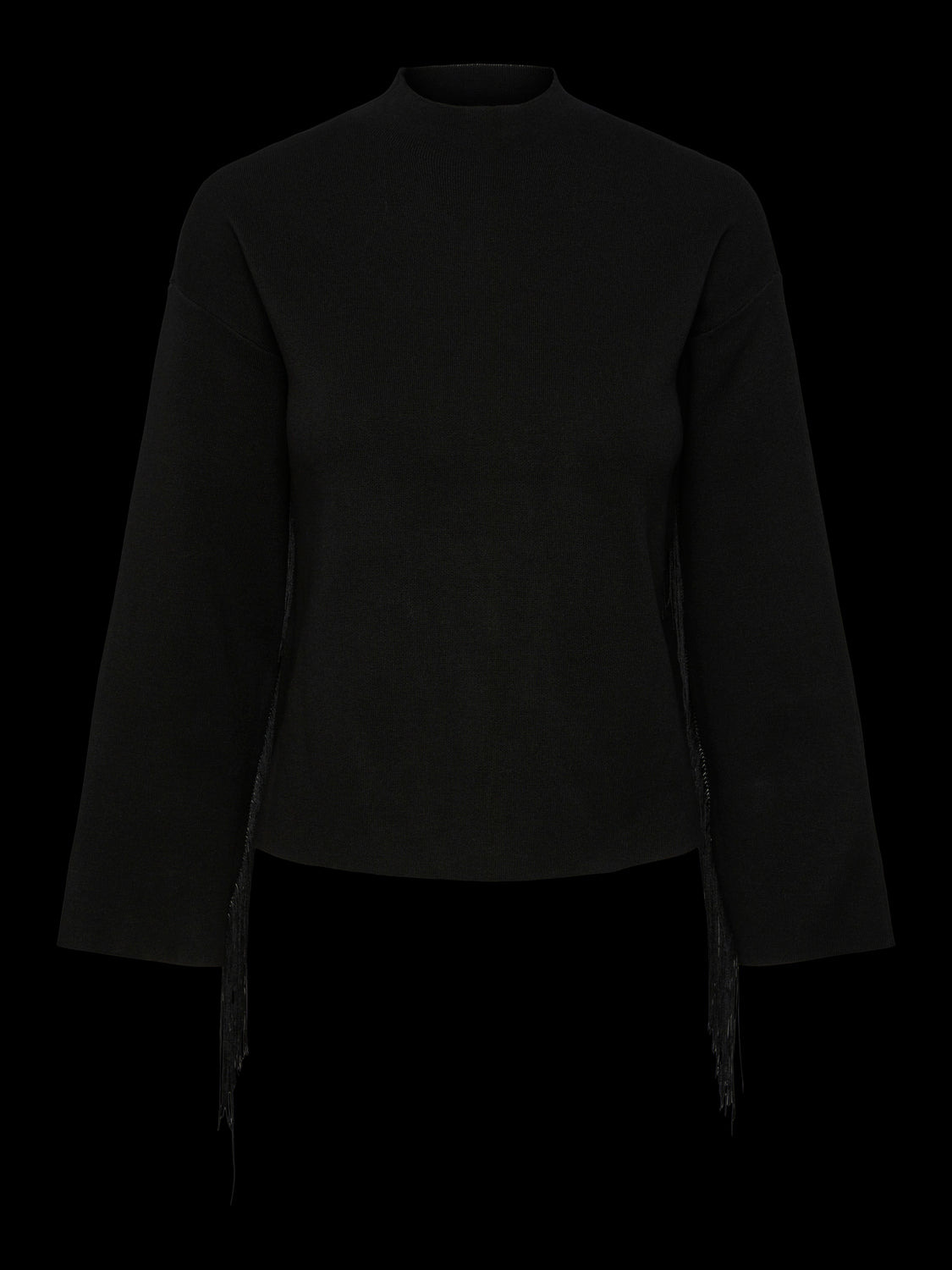  GenserYAS Fringa Knit Pullover Genser - Black
