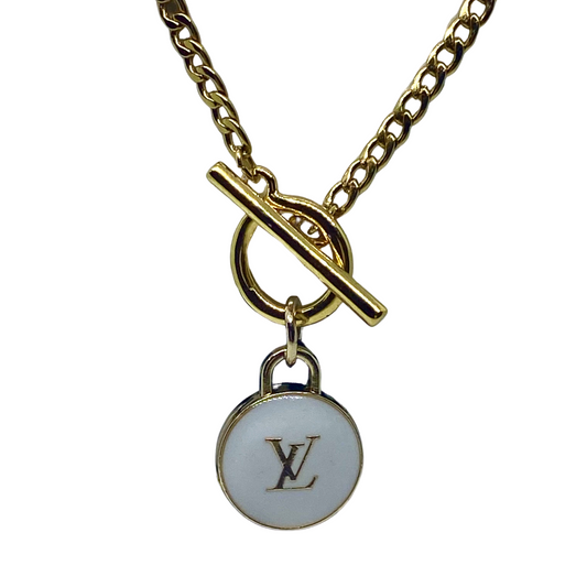 Louis Vuitton With Gold Plate On Front