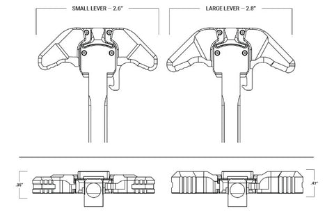 Aero Breach Charging Handle AR15 Small