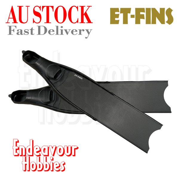 ET-FINS Carbon Fibre Freediving Spearfishing Long Fins Flippers, D typ –  Endeavour Trades Pty Ltd