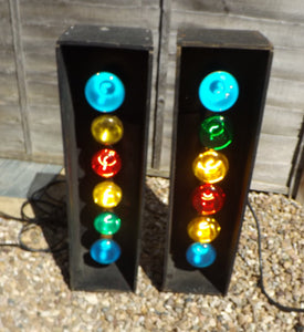 retro disco lights