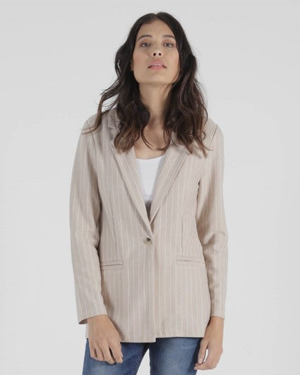 Betty Basics Jordan Blazer - Ecru 