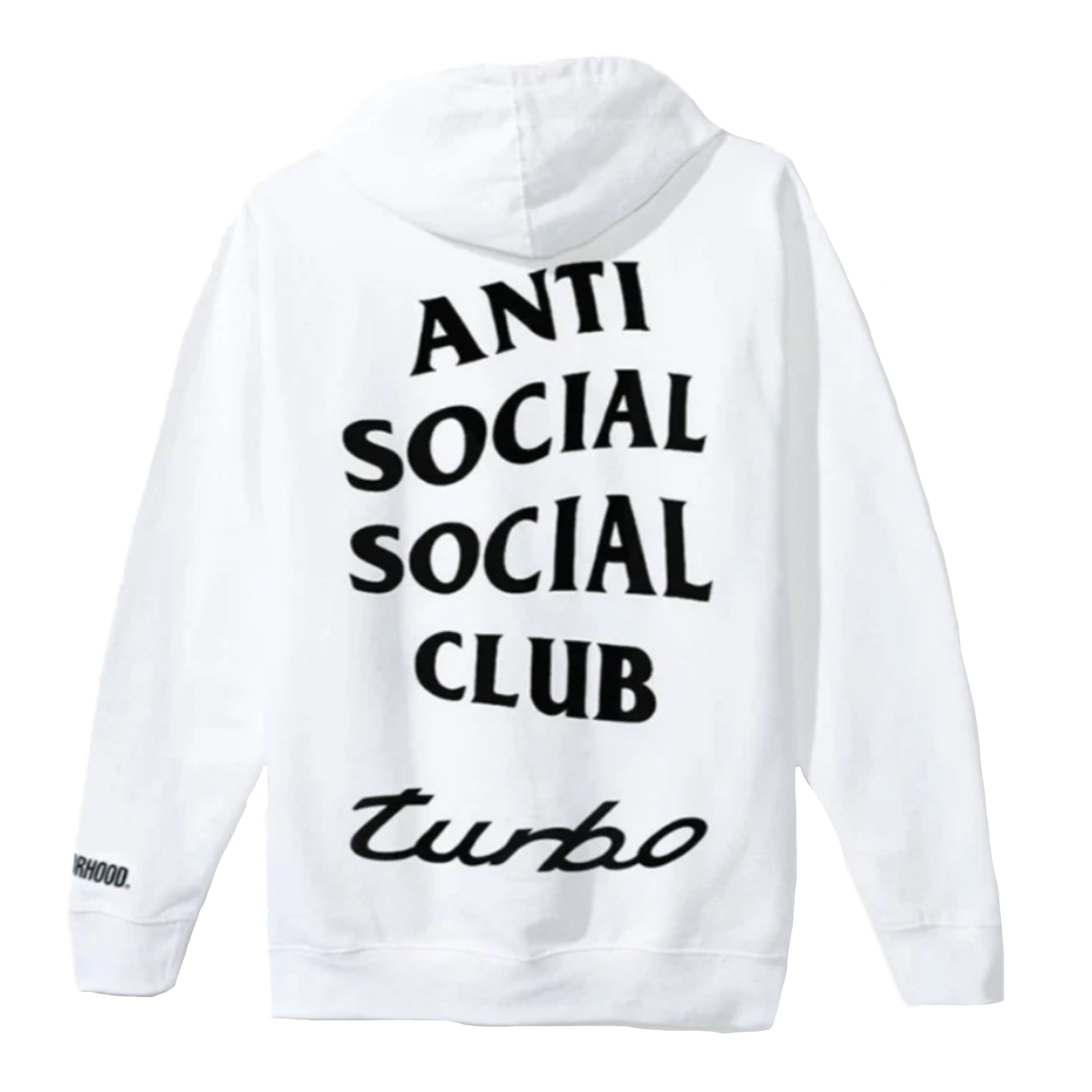 Anti Social Social Club Neighborhood 911 Turbo White Hoodie