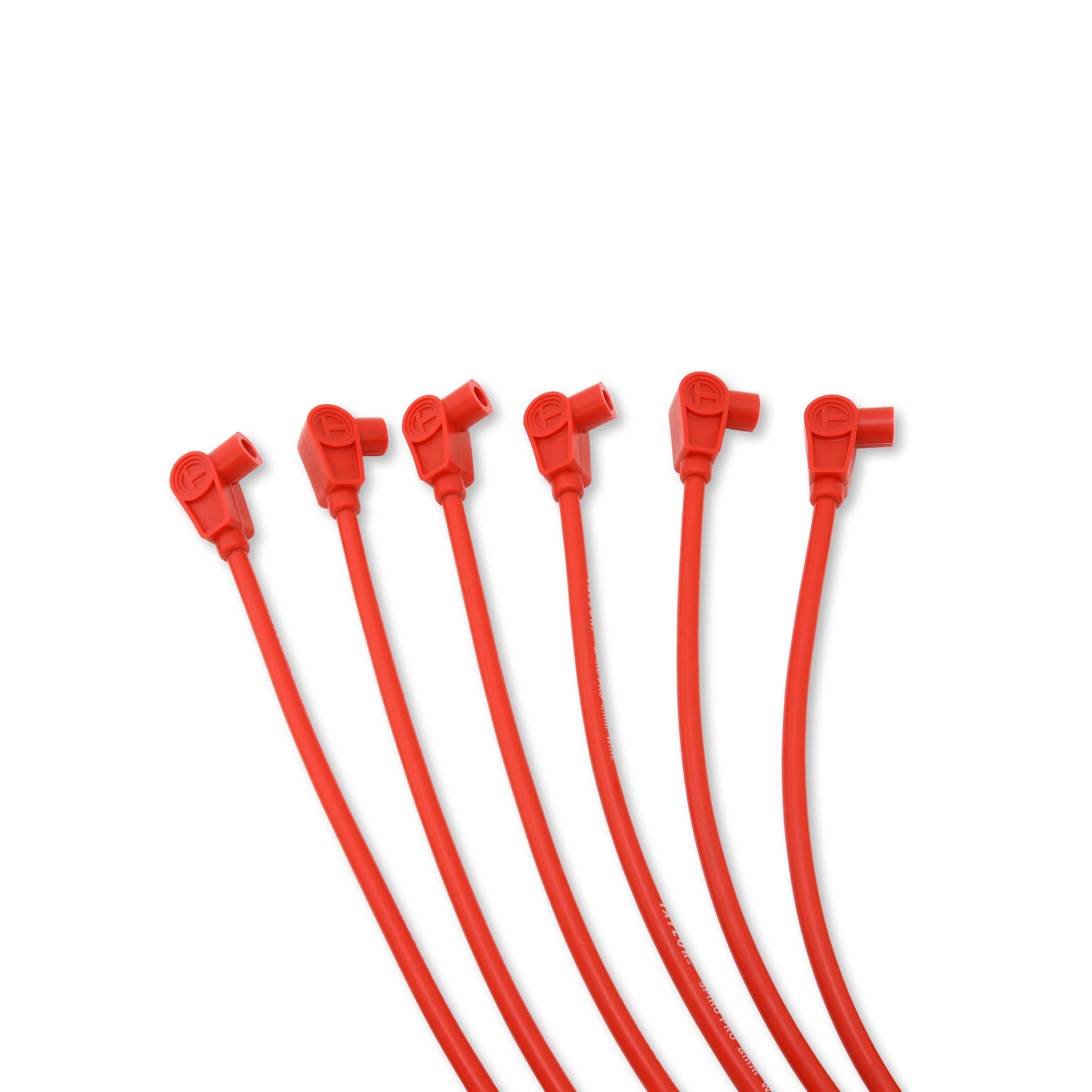 Taylor Cable 77240 8mm Spiro-Pro custom 6 cyl red