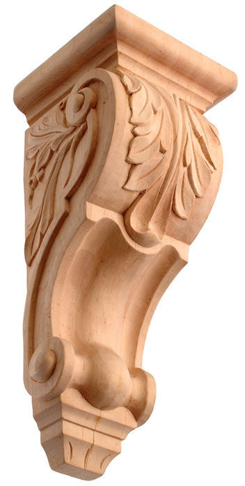 Acanthus Leaf Corbel Extra Short 6 3 4 Hx 3 3 8 W X 3 3 4 D