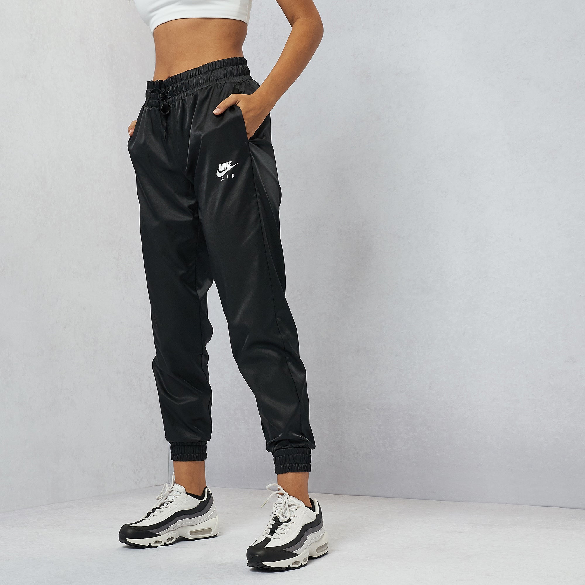 nike satin joggers