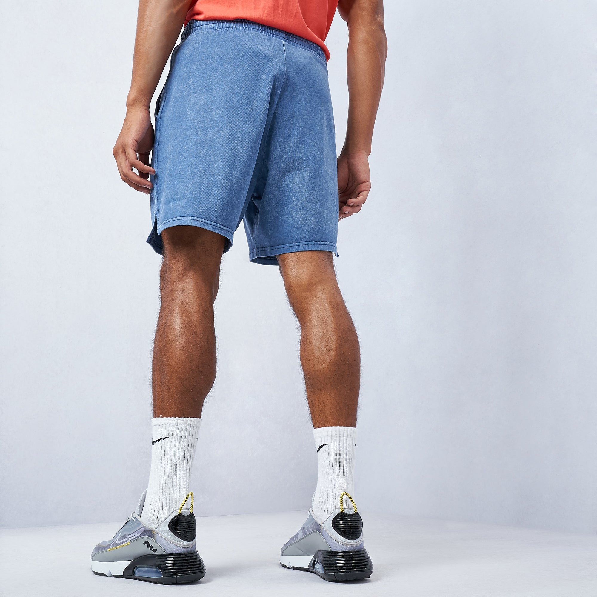 nike sportswear knit wash shorts