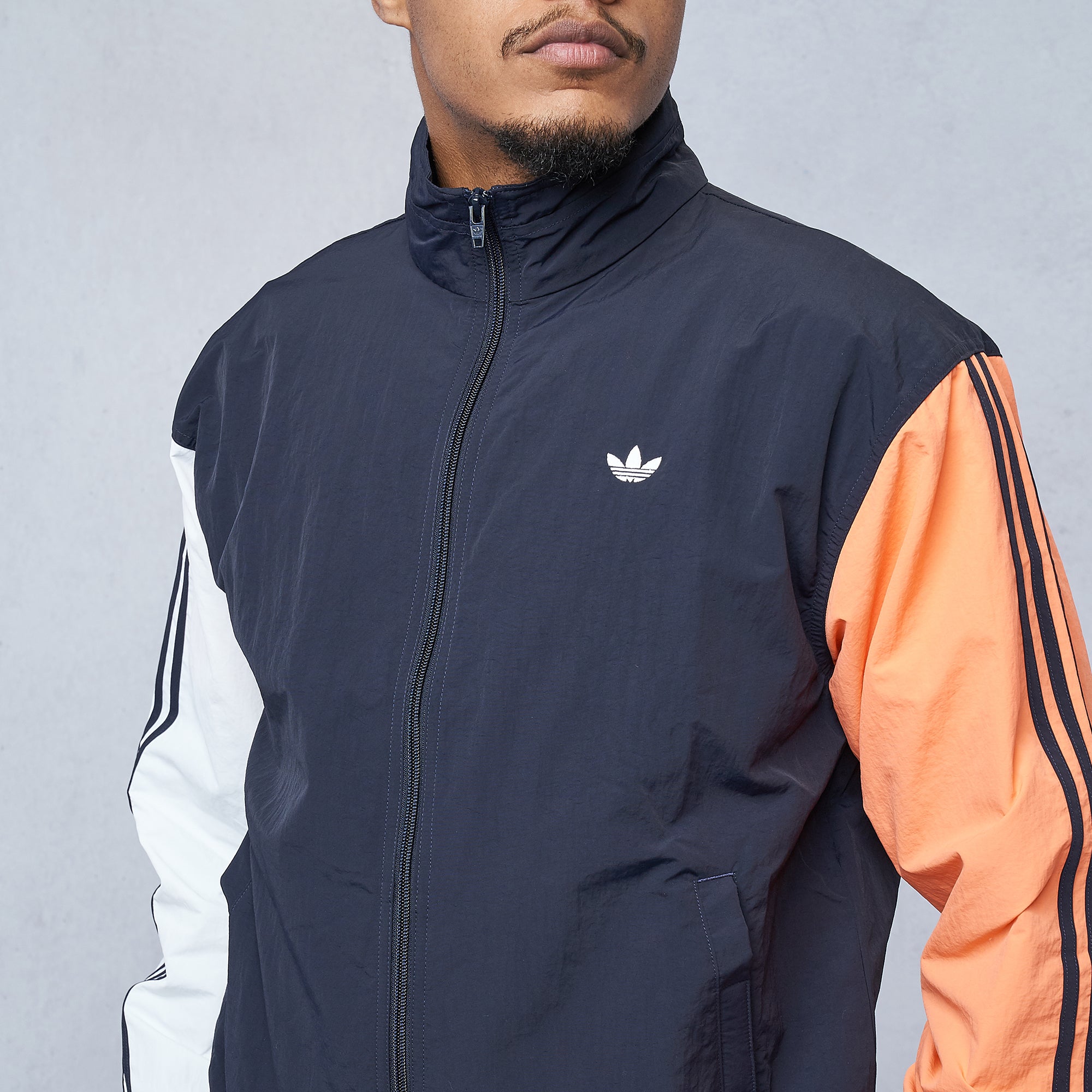 adidas shadow trefoil windbreaker