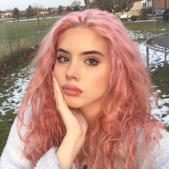 Lace Frontal Wigs Pink Best Hair Color For Fair Skin With Pink Undertones For Women