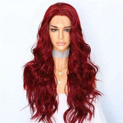 Ginger Wig Womens Red Hair Princess Auburn Red Color Pravana