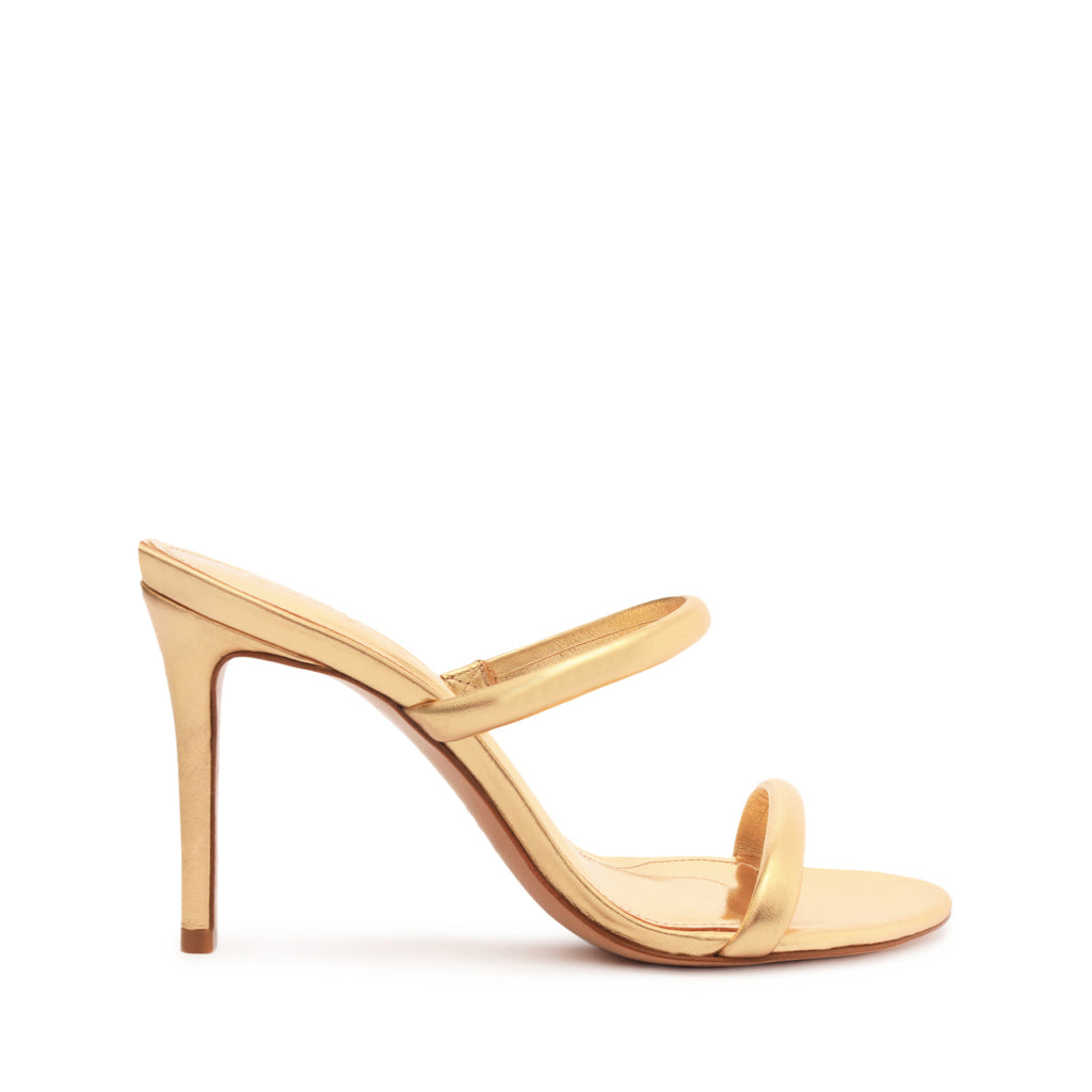 Schutz Taliah Metallic Leather Sandal