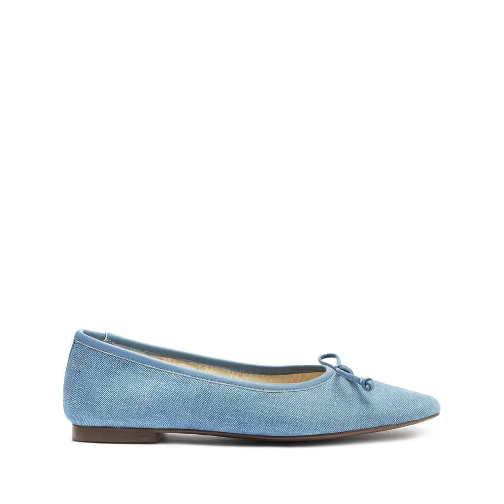 Schutz Arissa Denim Flat