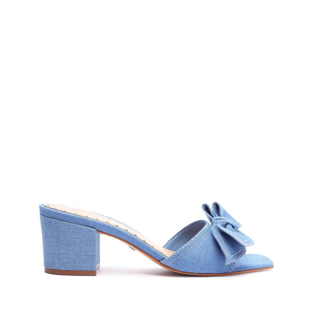 Schutz Brienne Denim Sandal