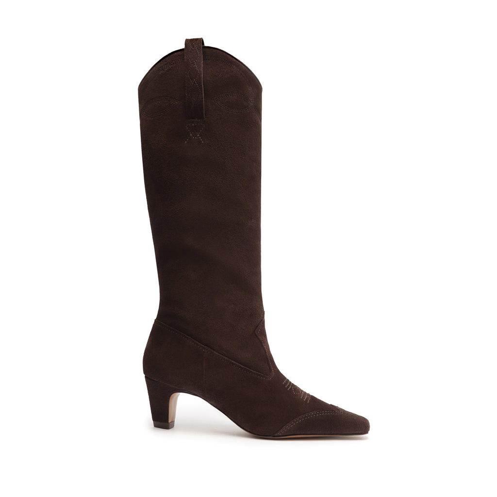 Schutz Allie Up Cow Suede Boot