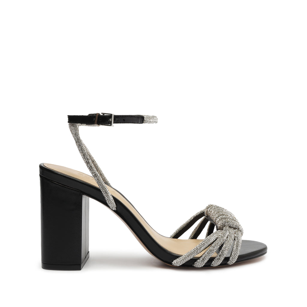 Schutz Jewell Block Leather Sandal