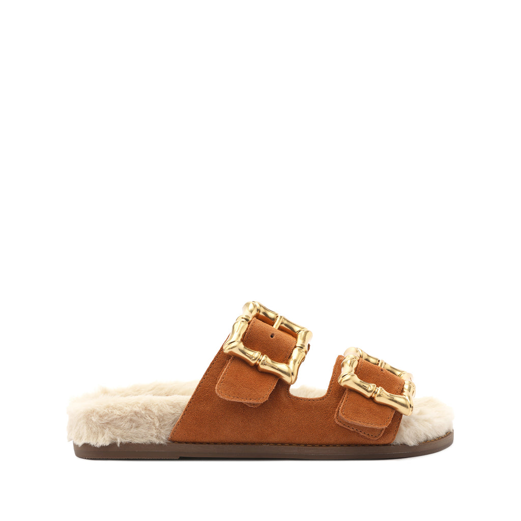 Schutz Enola Weekend Sporty Cow Suede Sandal