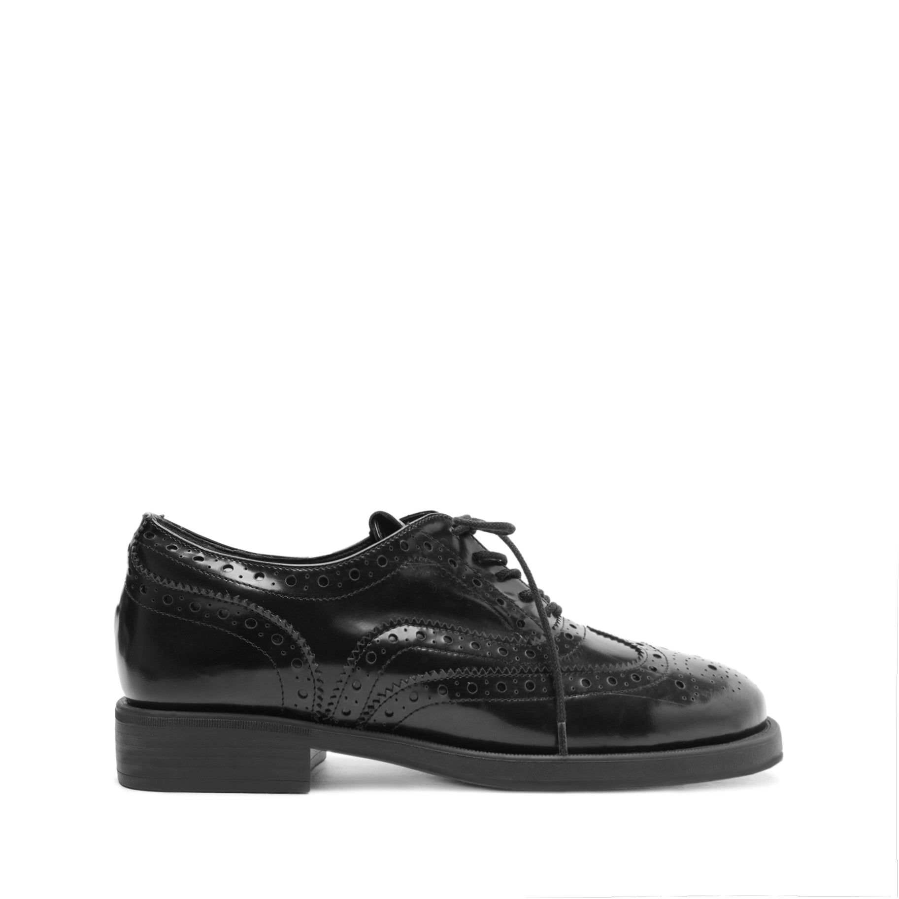 Schutz David Facine Box Flat In Black