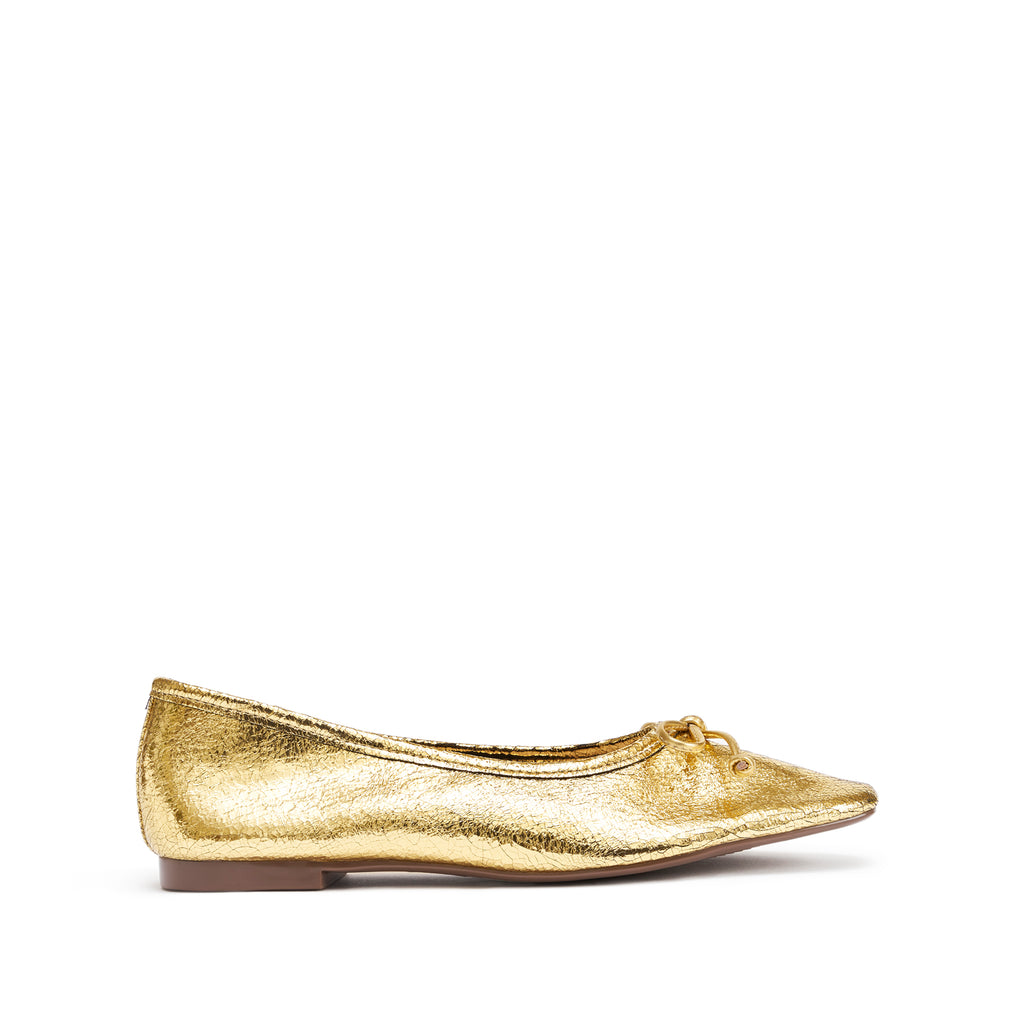 Arissa Ballet Flat with Bow Tie Detail 