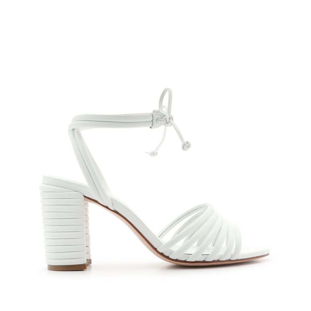 schutz white sandals