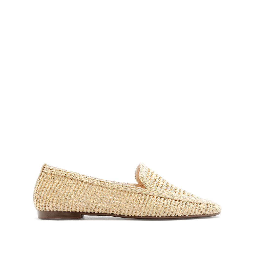 Alita Flat Loafer in Woven Leather 