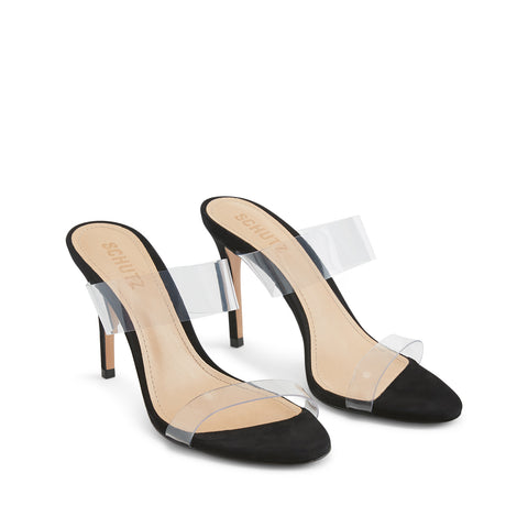 schutz clear shoes