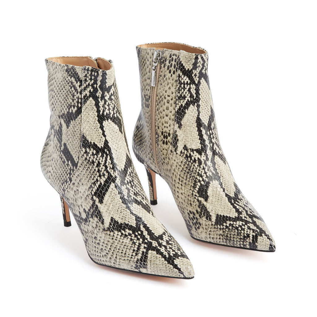 Bette Ankle Bootie in Snake Print 