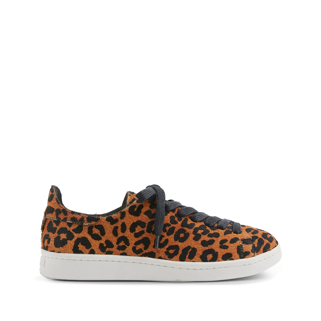 Ofelia Leopard Print Lace Up Sneaker 