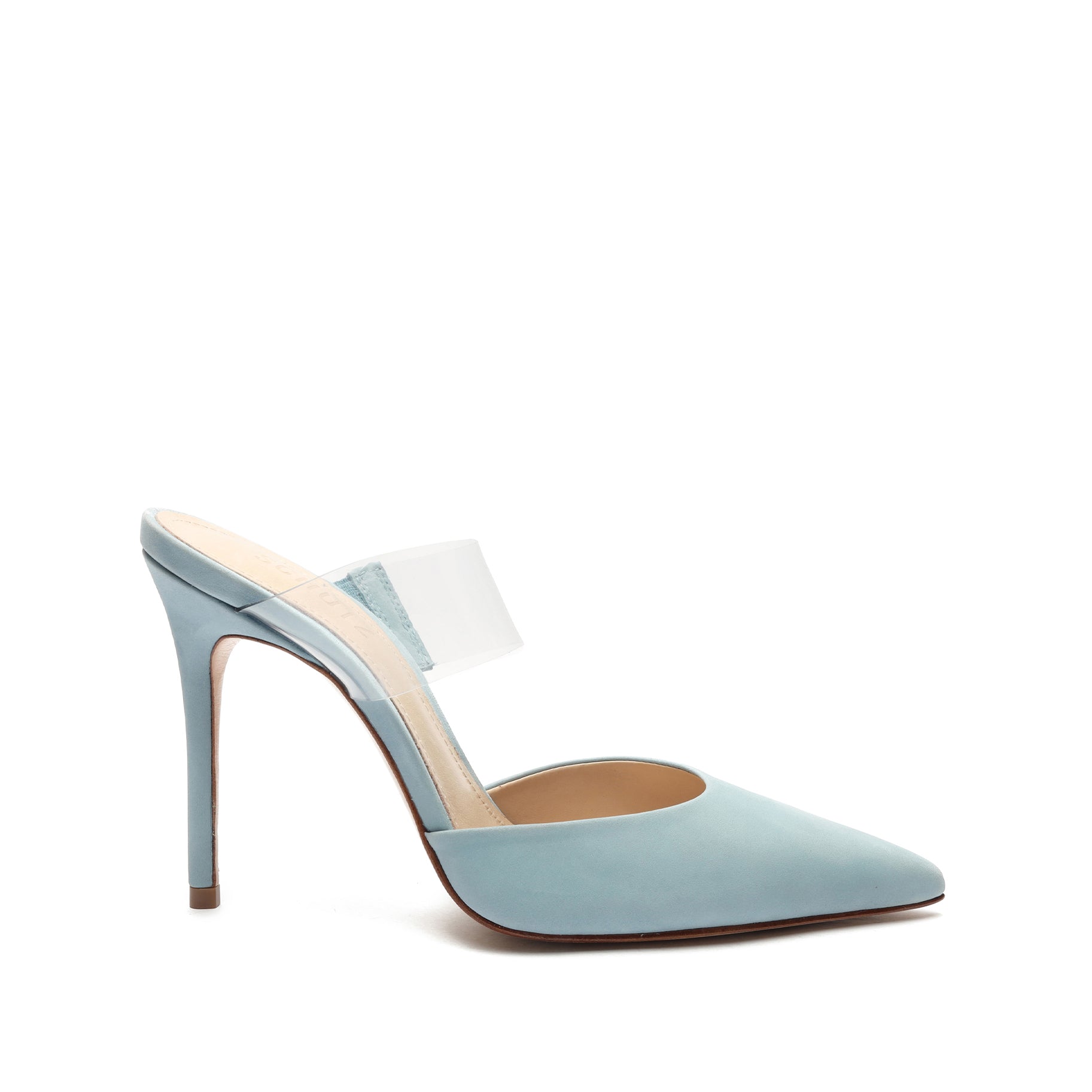 SCHUTZ SIONNE VINYL & SUEDE MULE,S0209105970010