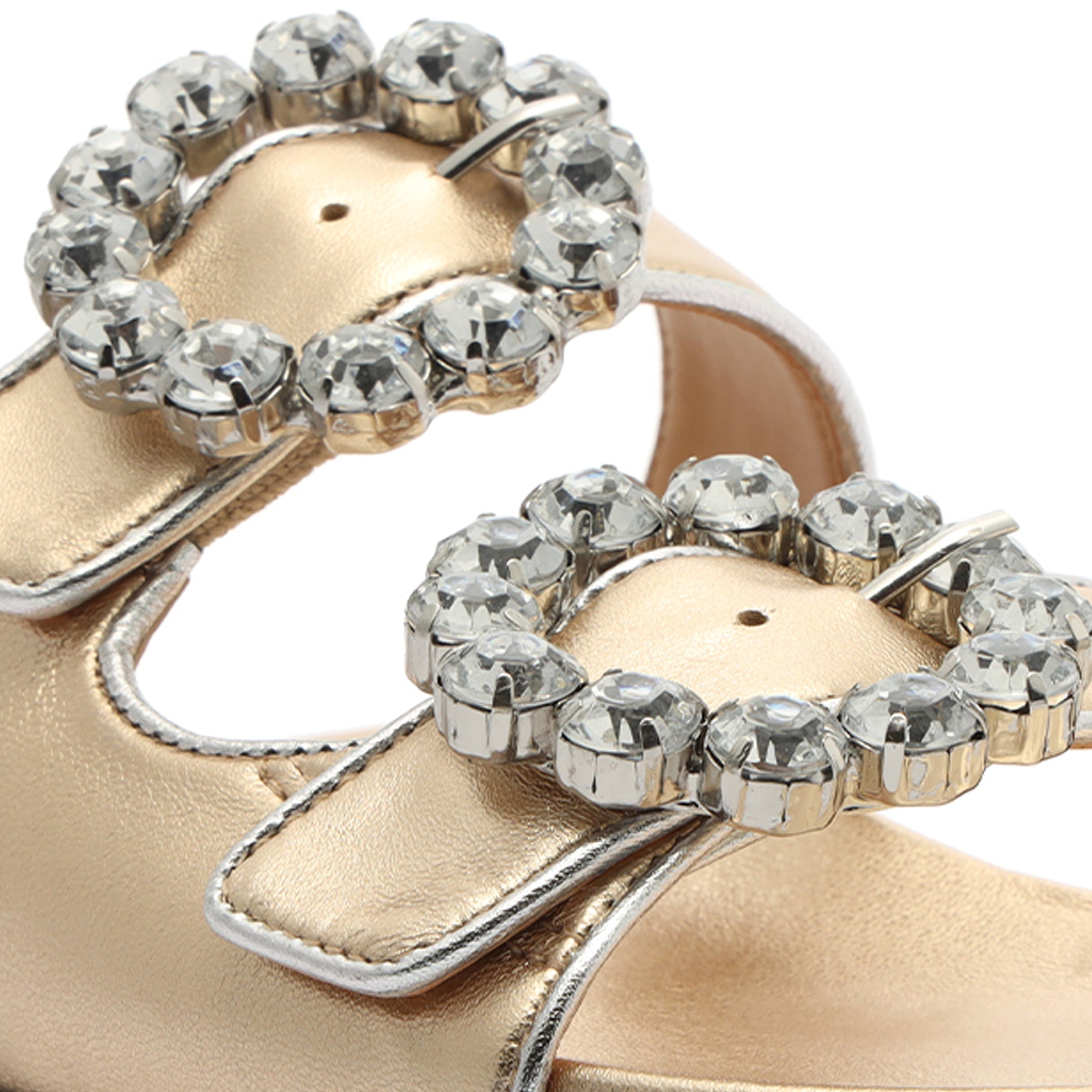 Ariel Metallic Nappa Flat