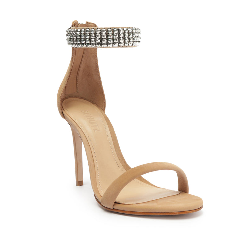 Adele Metallic Leather Sandal