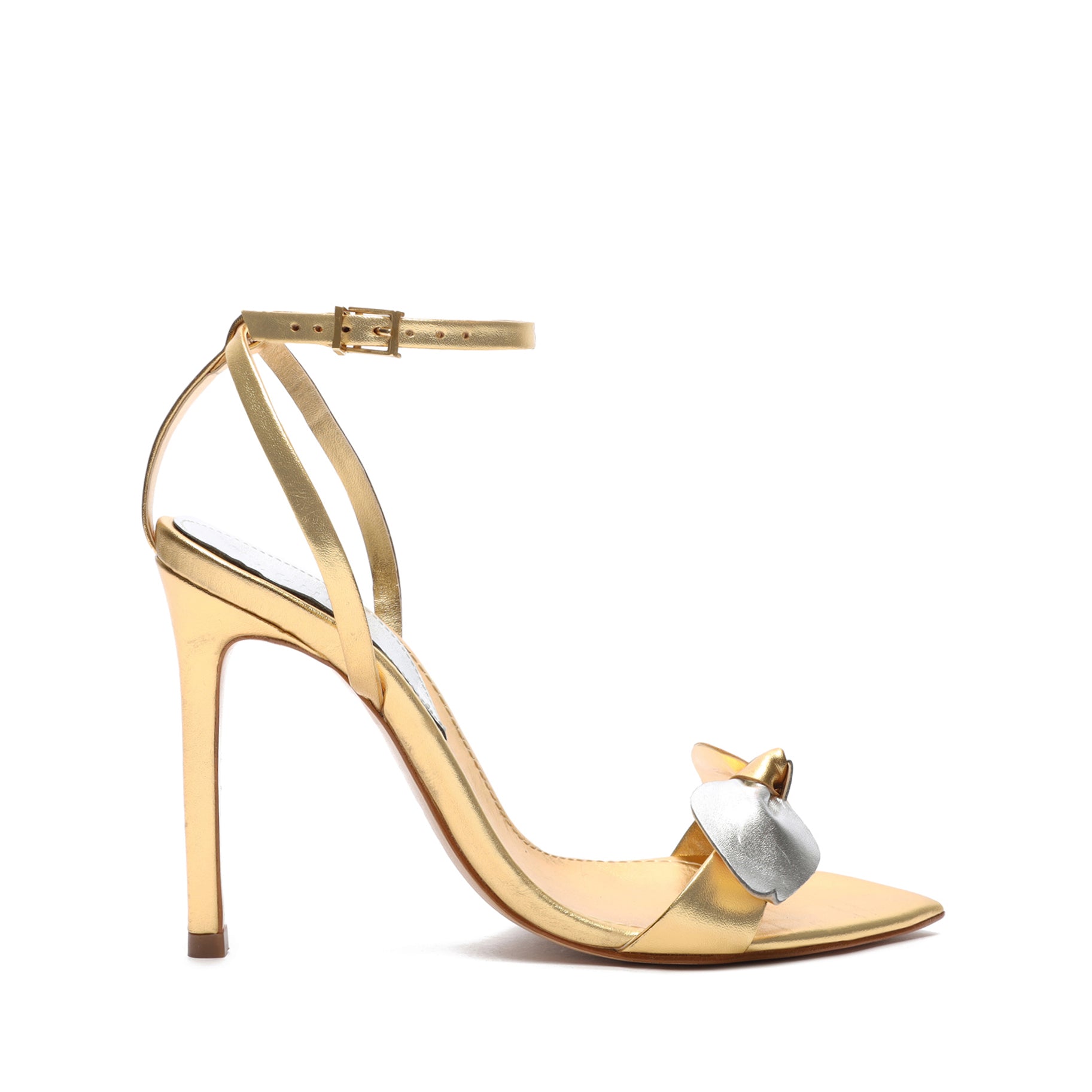 Elora Metallic Leather Sandal – SCHUTZ