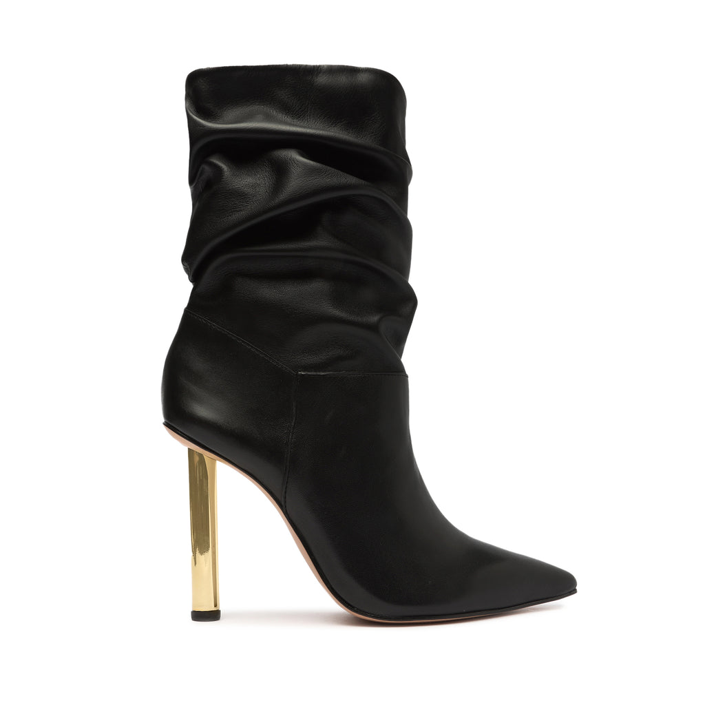 Schutz Ashlee Pin Heel Nappa Leather Bootie