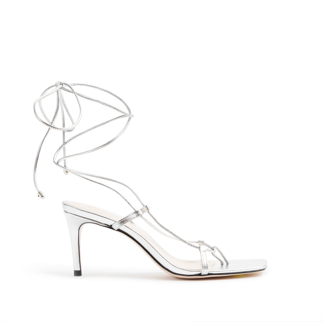 schutz silver sandals