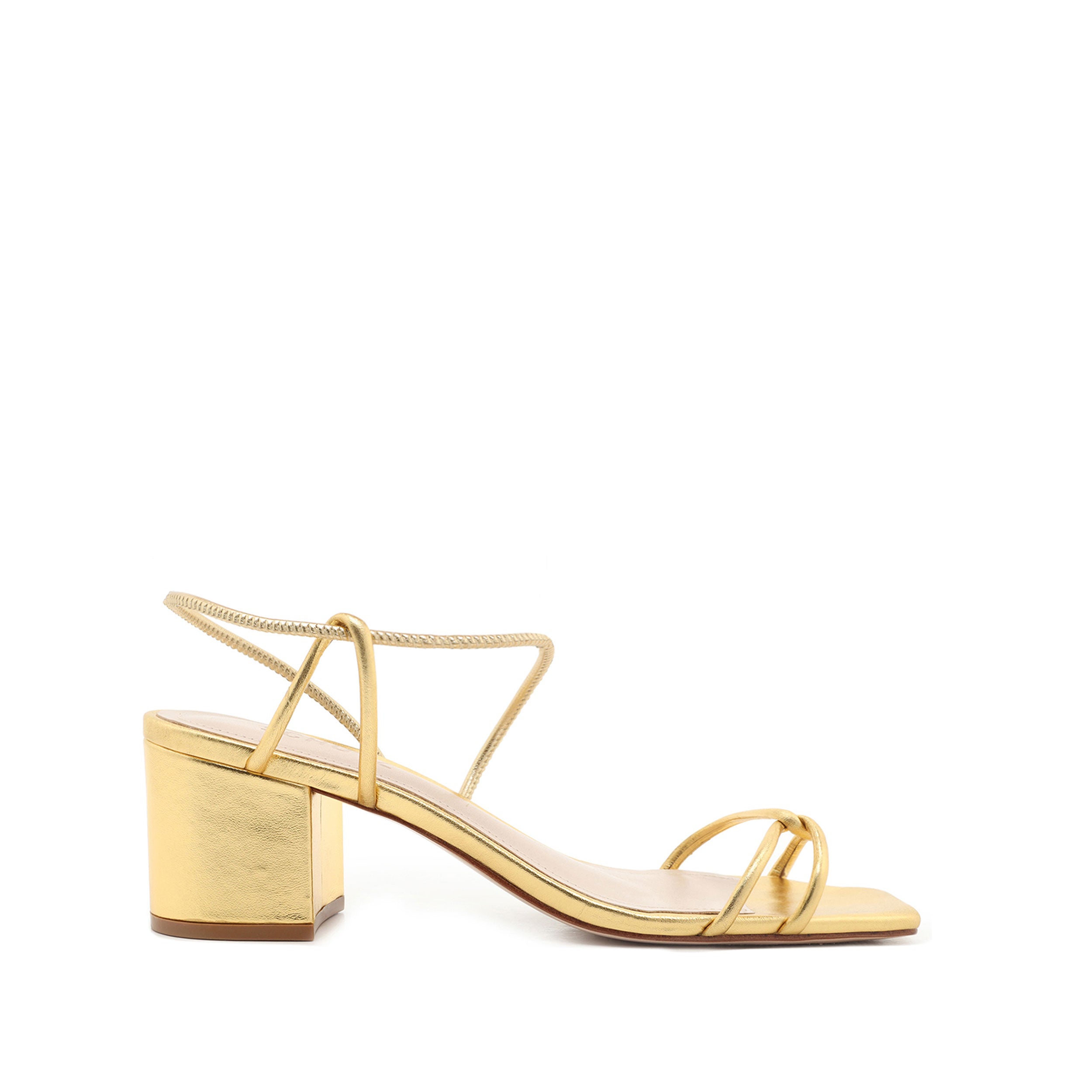 schutz gold sandals