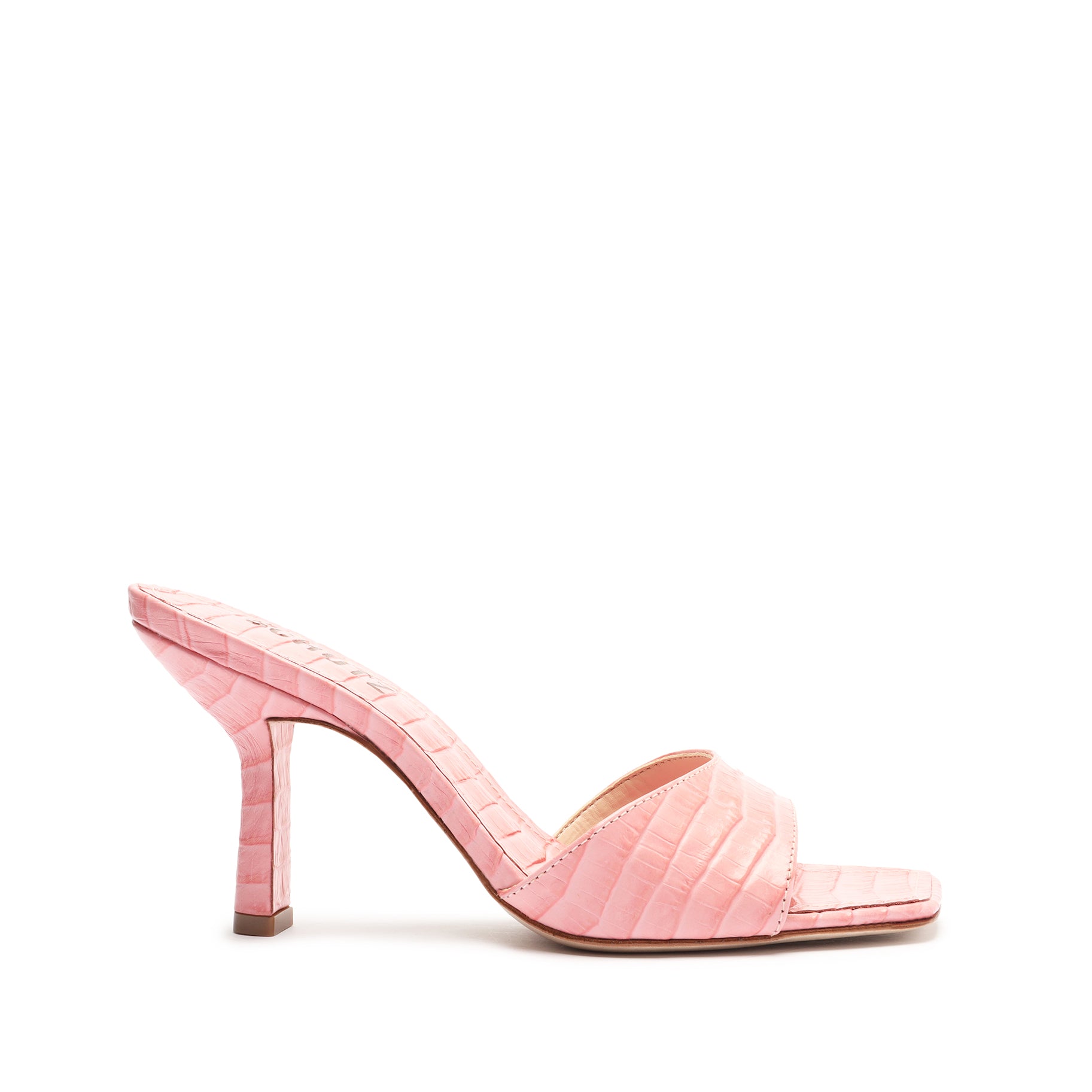 Schutz Women's Posseni High Heel Slide Sandals In Rose Pink