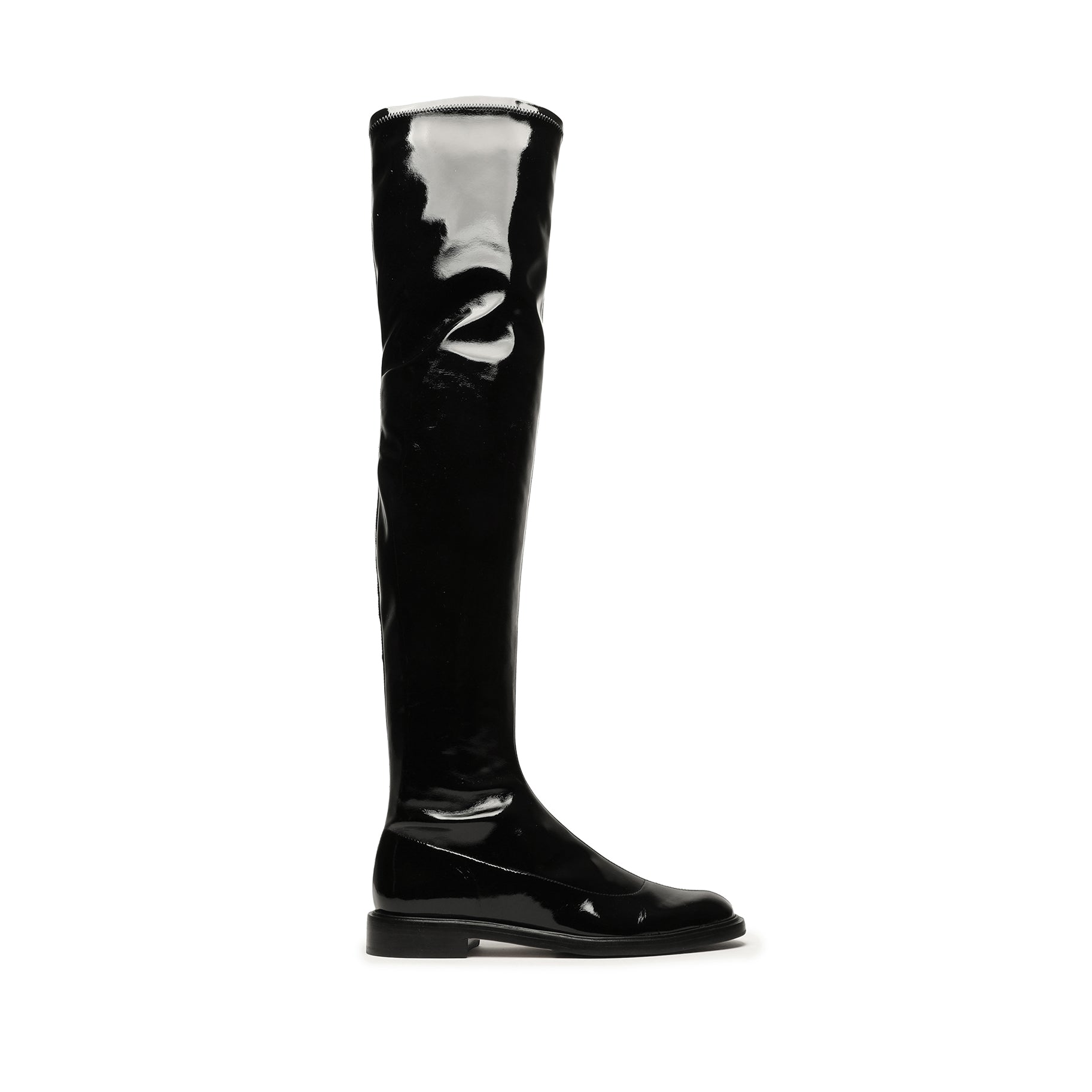 Kaolin Stretch Patent Boot – SCHUTZ