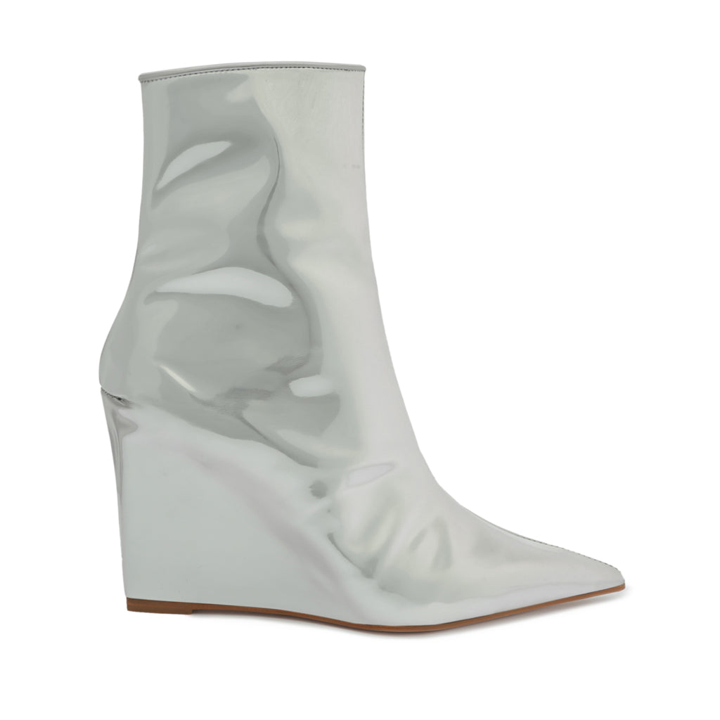 Schutz Asya Specchio Leather Bootie