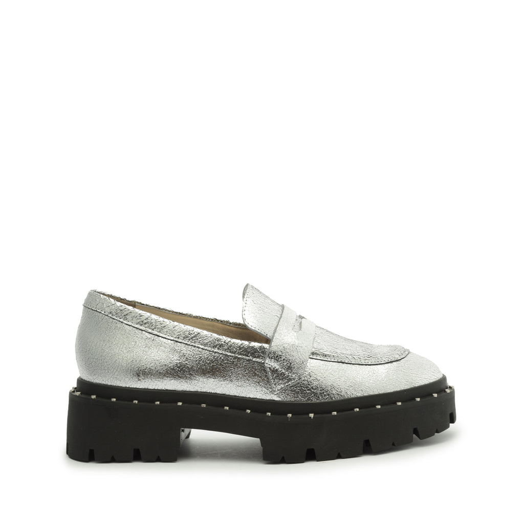 Schutz Christie Studs Crackled Leather