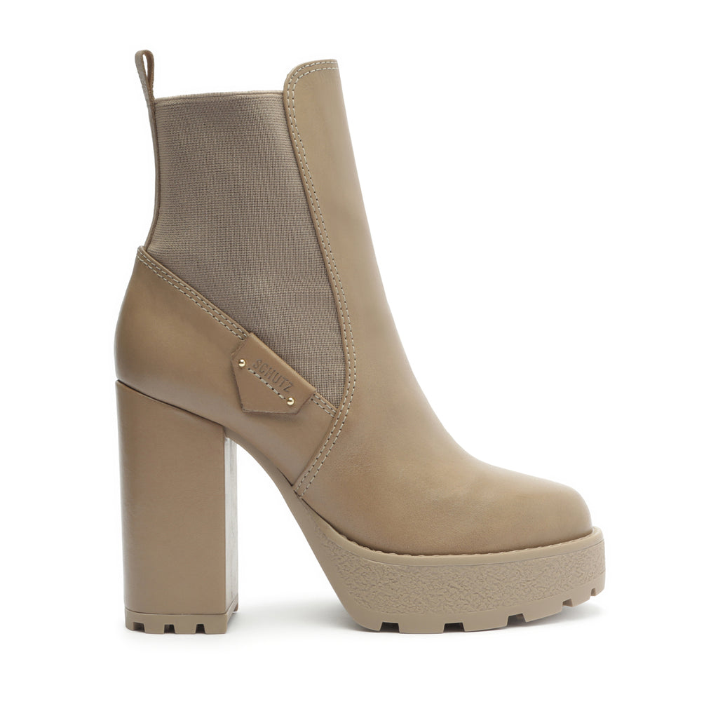 Schutz Billie Platform Leather Bootie