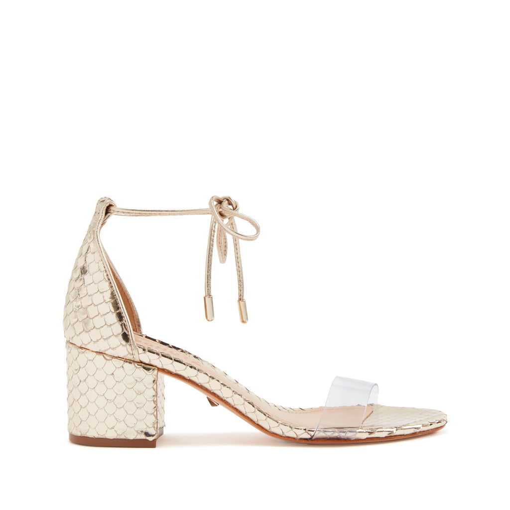 schutz gold sandals