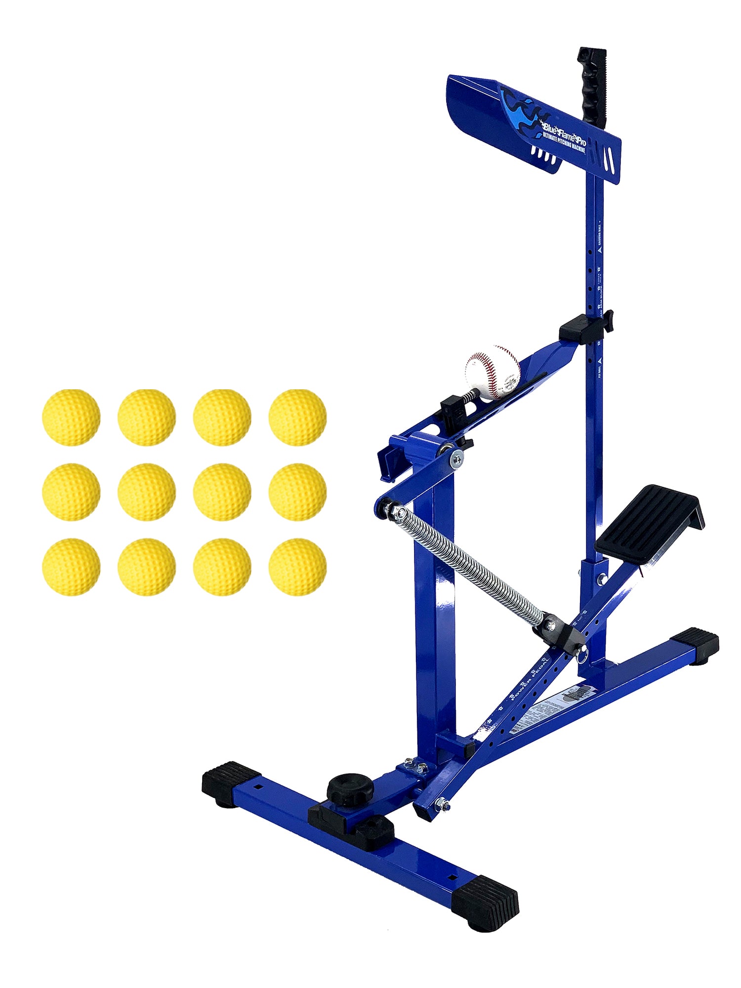 Louisville Slugger UPM 55 Blue Flame Pro Pitching Machine and Heater Sports  12-Pack 12 Inch Dimpled Pitching Machine Softballs Bundle freeshipping -  Pro-Distributing