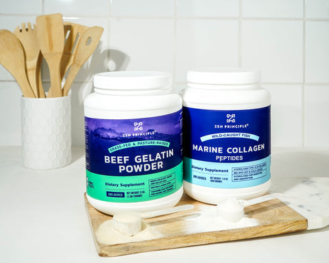 Marine Collagen and Beef Gelatin for Weight Loss