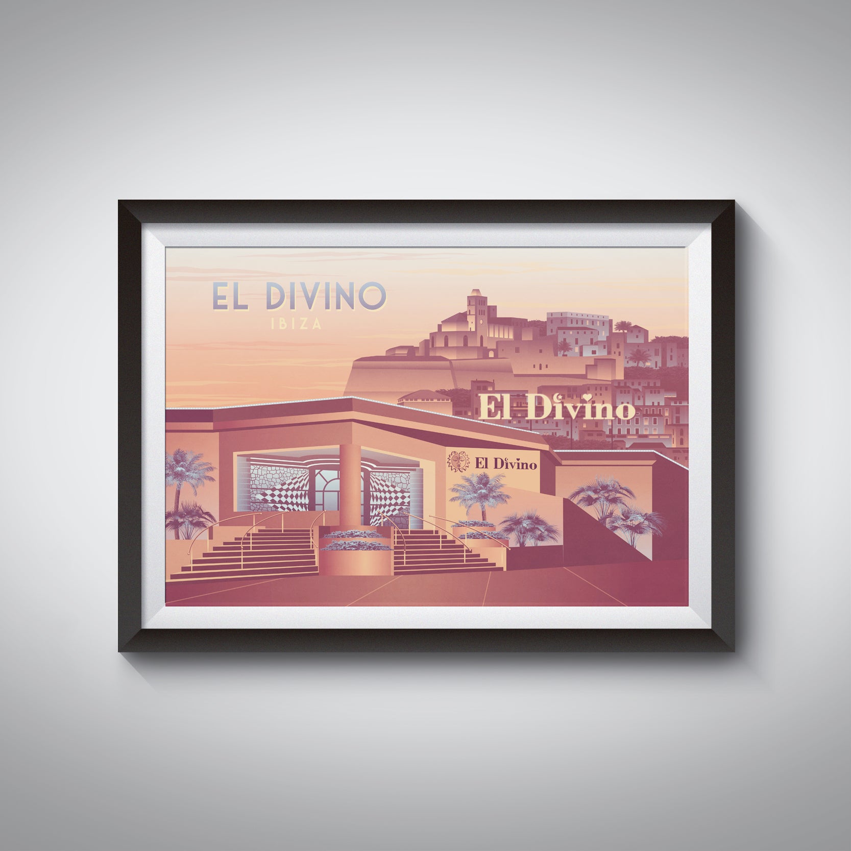 El Divino Ibiza Poster – Bucket List Prints