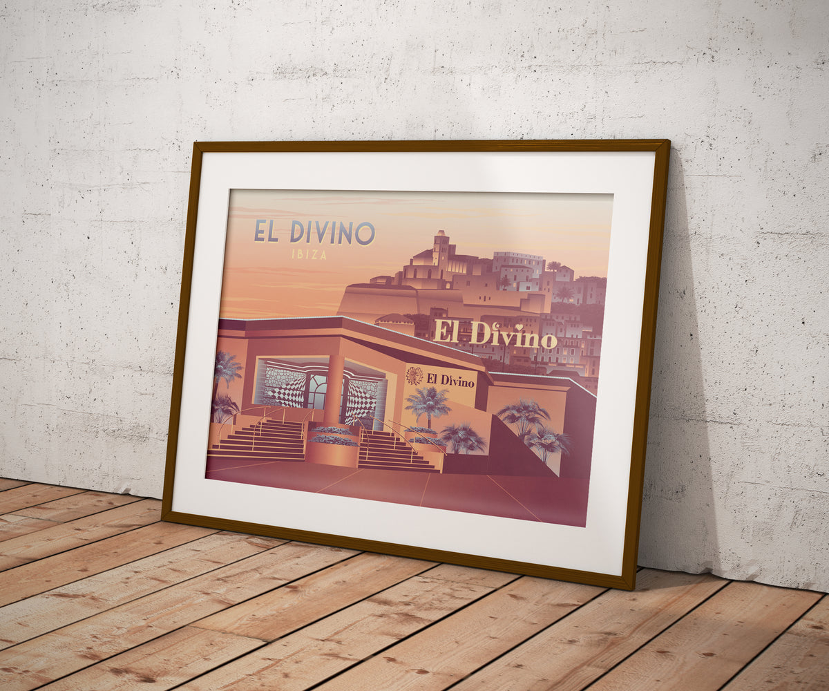 El Divino Ibiza Poster – Bucket List Prints