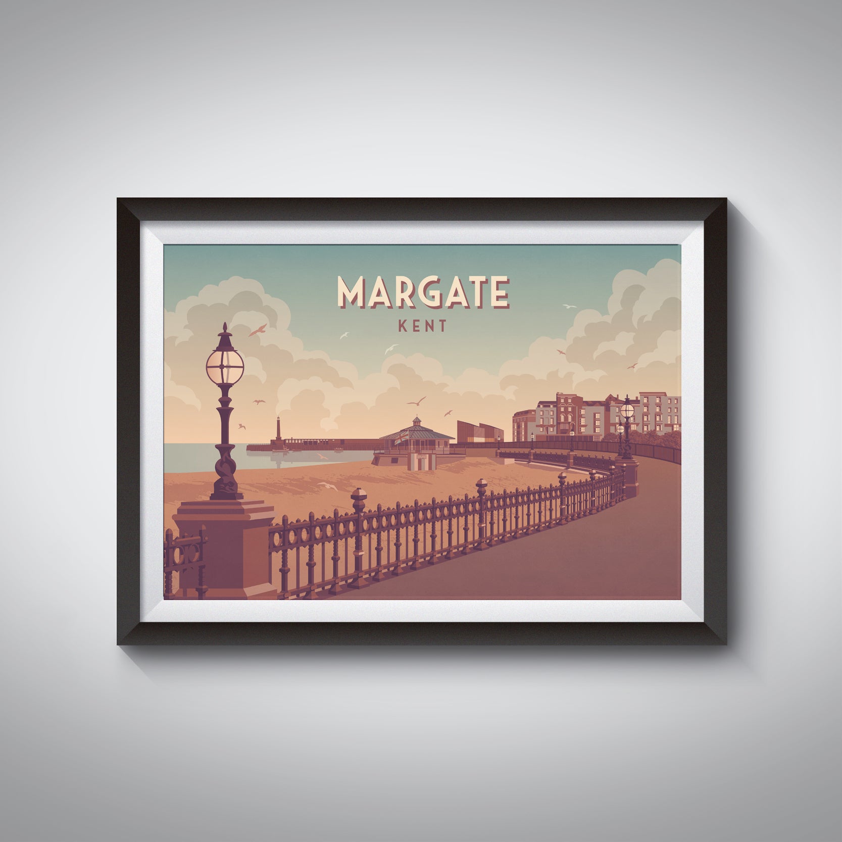 Margate Seaside Travel Poster Bucket List Prints Reviews On Judgeme 