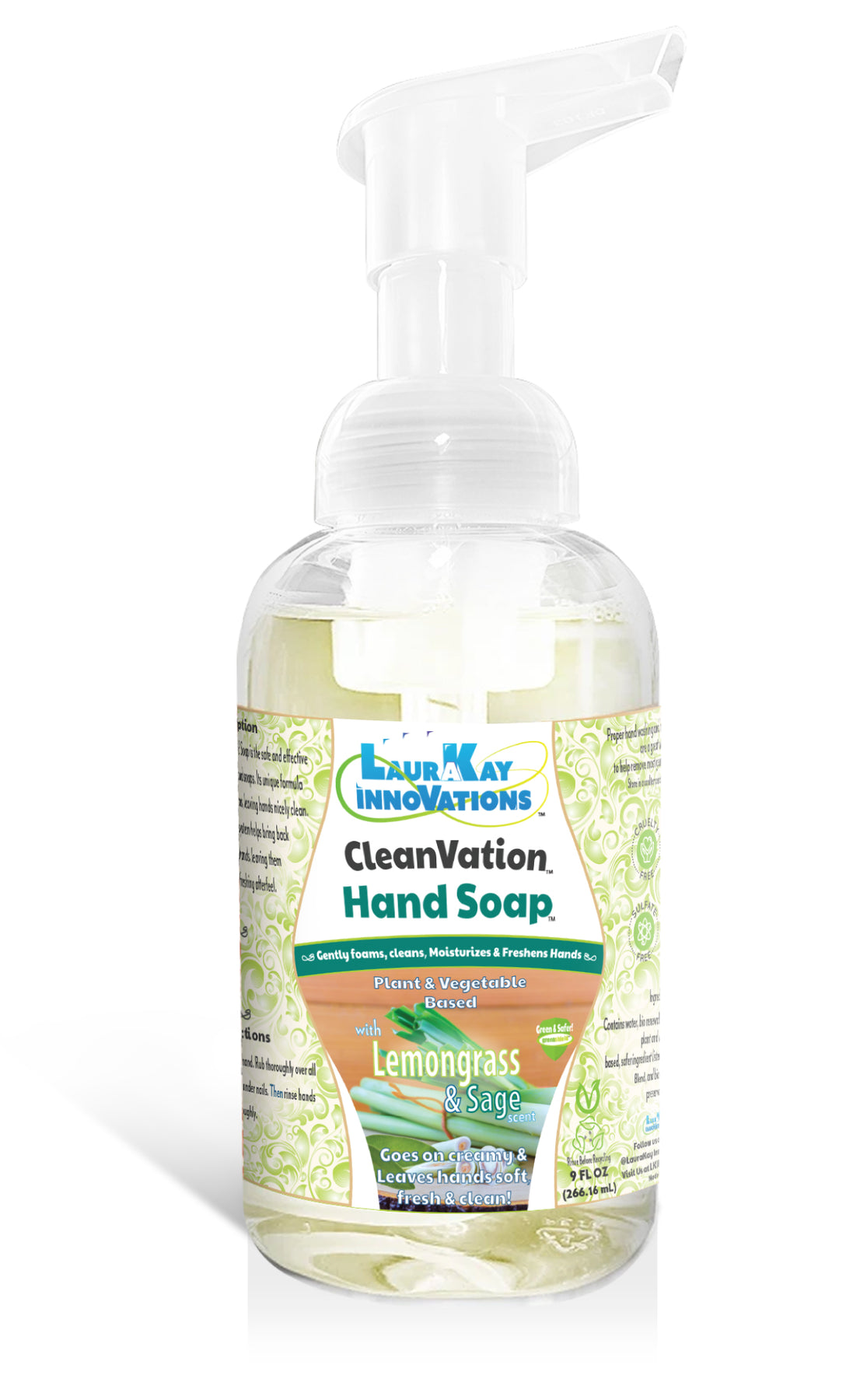 CleanVation HandSoap™ Safer & Effective Foaming Hand Soap - 1 Gallon R –  LauraKay Innovations