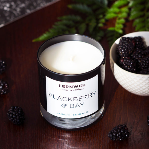 masculine blackberry candle